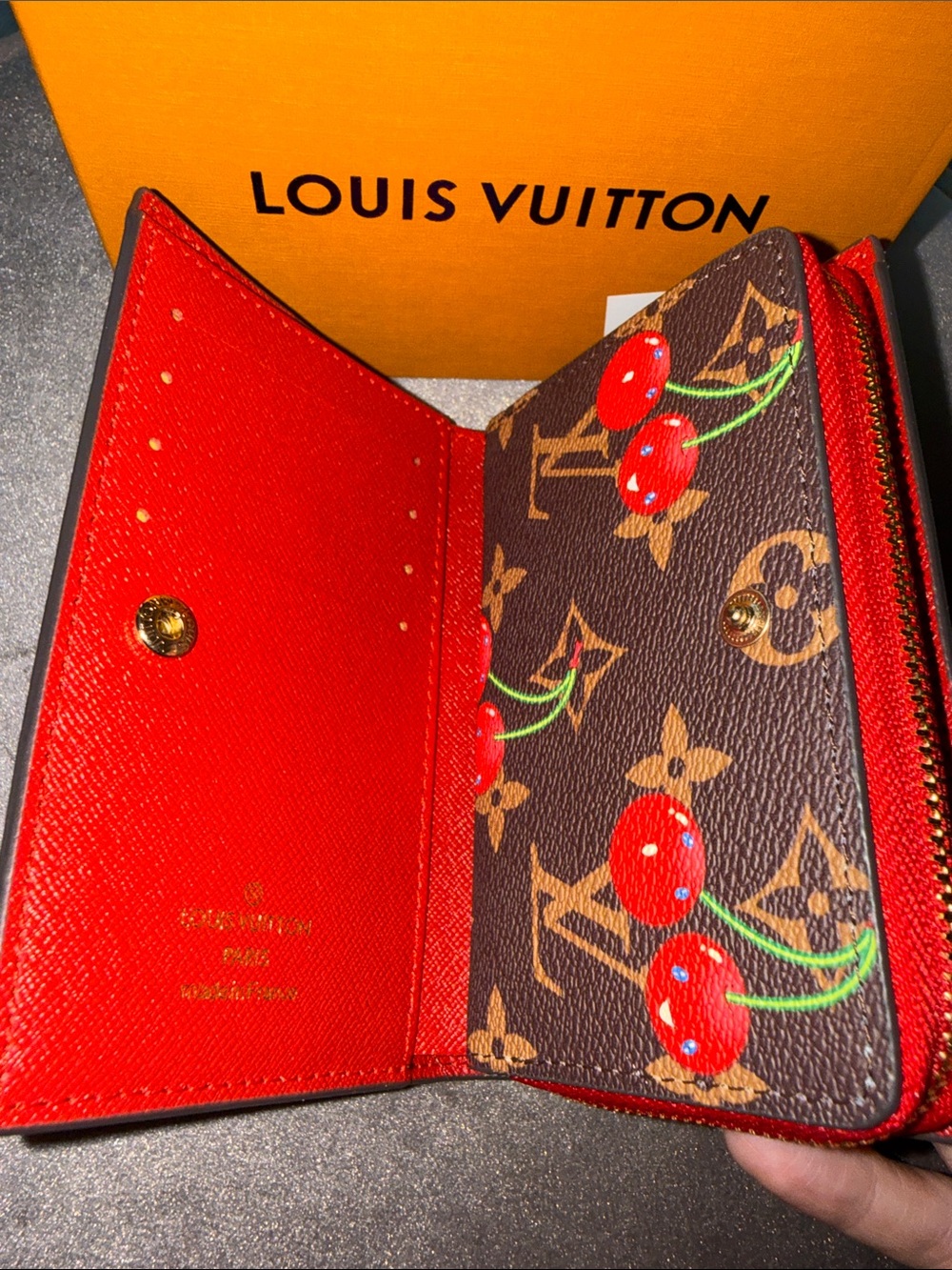 Louis Vuitton Brown Monogram Cherry Card Holder Wallet - Picture 8 of 13